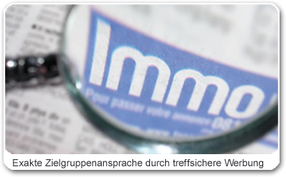 Immobilien Werbung